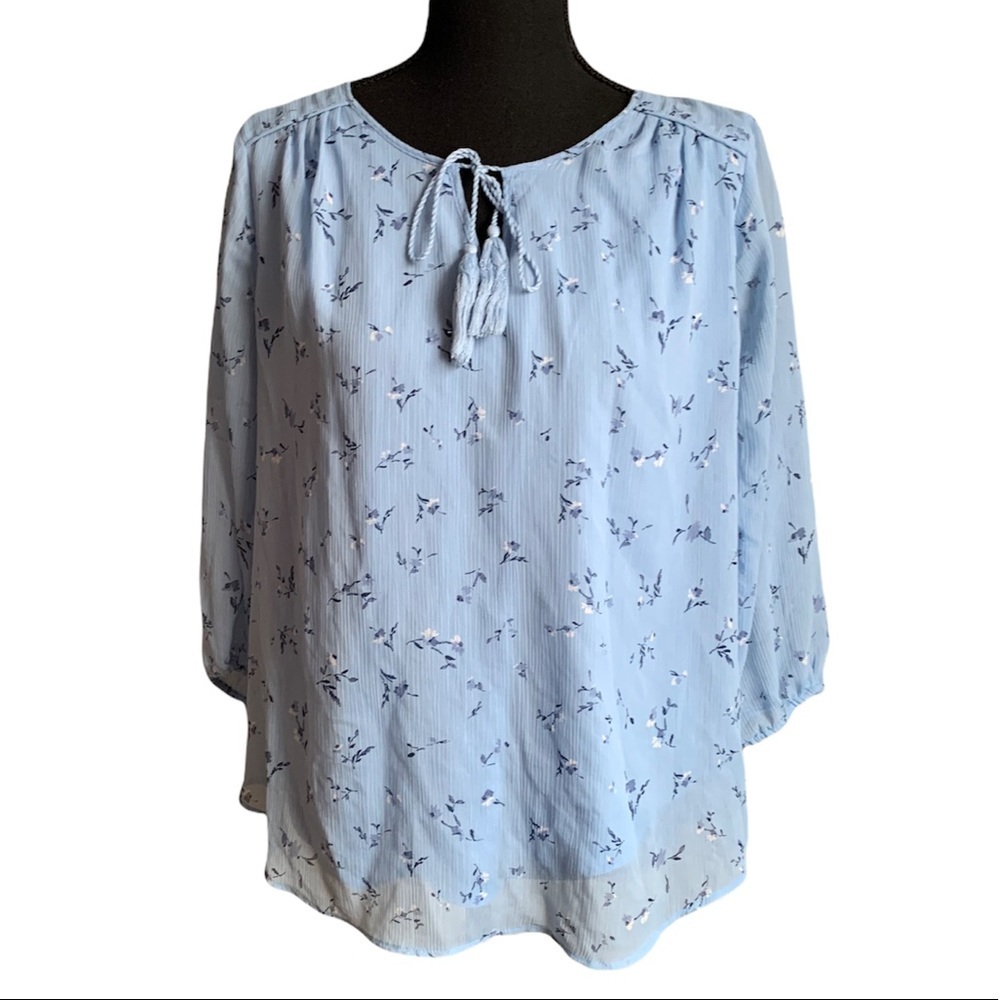 St. John’s Bay Women’s Floral Blouse Size P/L